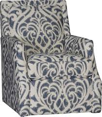 Mayo Furniture 2325 Fabric Swivel Vickrey Indigo Swivel Armchair Armchair Furniture