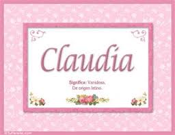 Claudia Significado De Claudia