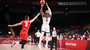 Letzte ergebnisse, zeitplan, highlights, medaillenspiegel und mehr. Olympia 2021 Us Basketballer Dominieren Den Iran Drei Punkte Festival Von Lillard Und Co Eurosport