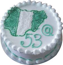 Birthday Cakes For Ladies In Nigeria Csc S Independence Cake Nigeria 53 Flag Cake Cake Birthday Cake