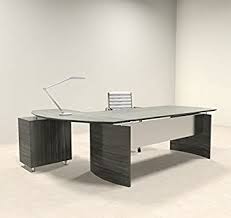 Modern executive desk set concepts and designs from dozens of manufacturers across the usa. Amazon Com 2pc Modern Contemporary L Shape Executive Office Desk Set Mt Med O4 Furniture Decor