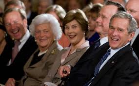 George W. Bush says mom was joking ...