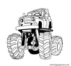 Each printable highlights a word that starts. Monster Truck Big Wheels Coloring Pages Monster Truck Coloring Pages Coloring Pages For Kids And Adults