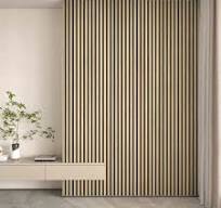 Panel de pared acústico de Material PET CE al por mayor de China para la  venta paneles de pared de listones de madera tira de luces Led para Akupanel