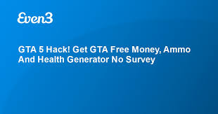 Maybe you would like to learn more about one of these? Gta 5 Hack Get Gta Free Money Ammo And Health Generator No Survey