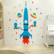 Check spelling or type a new query. Spaceship 3d Three Dimensional Acrylic Wall Stickers Children S Room Bedroom Wall Decoration Kindergarten Classroom Stickers Wall Stickers Aliexpress