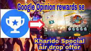 Free fire is a mobile game where players enter a battlefield where there is only one. How To Buying Free Fire Special Airdrop In Google Opinion Rewards Youtube