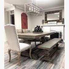 This dining table enhances the look of your dining room with its glam base and expansive surface. Banks Dining Bench Dining Bench Upholstered Dining Chairs Extendable Dining Table