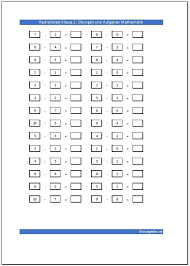 Matheaufgaben 1 klasse ausdrucken gratis : Rechenblatter Minus Aufgaben Klasse 1 Ubungen Arbeitsblatter Downloaden