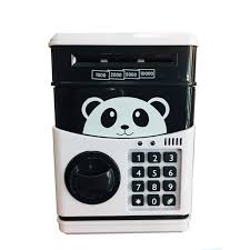 Very practical to encourage your child to save his banknotes and small coins, the atm automatic money bank will amuse him for sure! Atm Password Panda Shaped Piggy Bank Money Saving Box Coin Bank Gifts Automatic Deposit Banknote For Kids Kopilki Dlya Deneg Buy At The Price Of 17 61 In Aliexpress Com Imall Com
