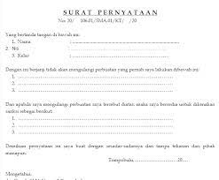 Contoh surat dinas resmi yang benar badrul mozila. Contoh Surat Pernyataan Siswa Lengkap Dengan Format Wordnya Kata Ilmu