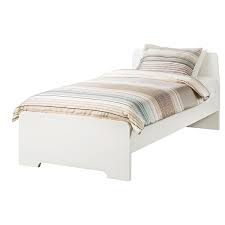 Slakt Bed Frame W Pull Out Bed Storage White Twin Ikea In 2020 Bed Frame Bed Frame With Storage Askvoll