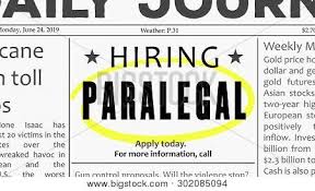 Paralegal Job Offer Vector Photo Free Trial Bigstock