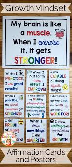 Growth Mindset Affirmations Teaching Growth Mindset Growth Mindset Student Growth Mindset