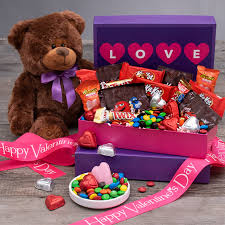 Romantic valentine's gifts for him. Happy Valentine S Day Beary Valentine Gift Box At Gift Baskets Etc