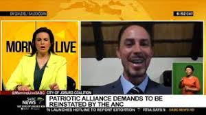 Those who believed the group endangered national security just because it did not agree with the. City Of Joburg Coalition Patriotic Alliance Demands To Be Reinstated By The Anc Youtube