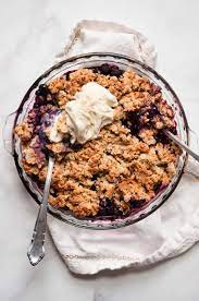Then add in the wet ingredients and mix until evenly coated. Healthy Blueberry Cobbler Erin Lives Whole