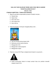 Browse our selection of products to find the perfect one for you. Soal Ukk Teori Kejuruan Teknik Audio Video Smk Nu Bandar