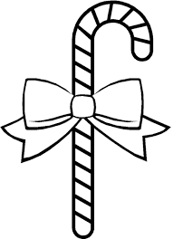 Candy Cane Bw Christmas Tree Coloring Page Candy Cane Coloring Page Christmas Coloring Pages