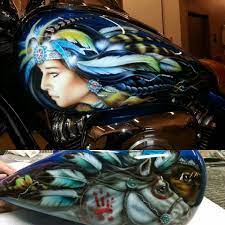 Custom Paint Done In Texas On An Indian Motorcycle Breathtaking Custom Motorcycle Paint Jobs Biker Art Motorcycle Art
