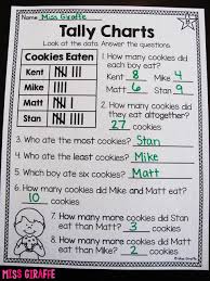 miss giraffes class graphing and data analysis in first grade