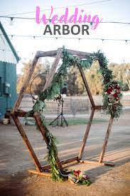 Hexagon Wedding Arbor Diy Plans Pdf Backyard Trellis And Archway Woodworking Plans Diy Wedding Arch Hexagon Wedding Diy Backyard Wedding