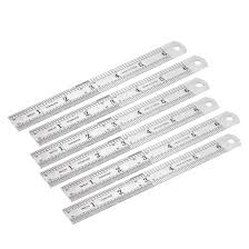 6 inches = 15.24 centimeters 6 Pcs Steel Ruler 6 Inch Ruler Inches And Centimeters Measuring Ruler Walmart Canada