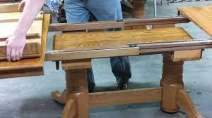 This dining table offers room for 4 with the 18 in leaf stored. Table Leaf Storage Youtube