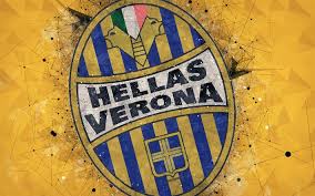 Hasta ahora, cada logotipo conocido del club de fútbol hellas verona se ha inspirado en el escudo de armas de la familia scala, que solía gobernar la ciudad de verona. Download Wallpapers Hellas Verona Fc 4k Italian Football Club Creative Art Logo Geometric Art Yellow Abstract Background Emblem Serie A Verona Italy Football For Desktop Free Pictures For Desktop Free