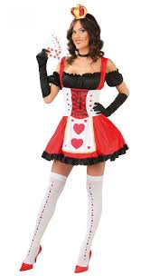 Kostenlose lieferung für viele artikel! Herzkonigin Kostum Damen Sexy Herzdame Alice Im Wunderland Spielkarte N Karneval Ebay
