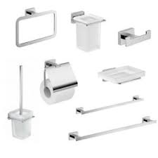 Cercare la migliore selezione di accessori bagno acciaio inox produttori e prodotti italian economici e di alta qualità accessori bagno acciaio inox a alibaba.com per italian speaker mercato in alibaba.com Set Accessori Da Bagno In Acciaio Inox E Vetro 8 Pezzi Fissaggio A Muro Design Ebay