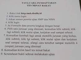 Semoga menambah wawasan kita tentang ilmu psikologi khususnya dalam lingkup psikotes. Tata Cara Pengisian Pendaftaran Tes Minat Bakat Smk Negeri 1 Pasaman Smk Coe