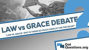 Behaviour that is illegal or not controlled by laws: Law Vs Grace Why Is There So Much Conflict Among Christians On The Issue Gotquestions Org