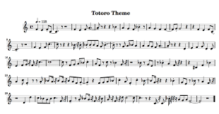 Epingle Par Andrea Noguez Sur Partition Partitions Violon Totoro Partition