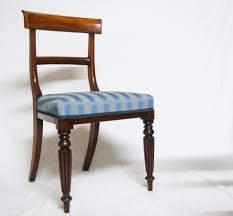A Set Of Four Regency George Iv Mahogany Trafalgar Dining Chairs Dining Chairs Chair Antique Chairs