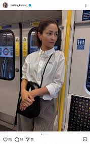 黒木メイサ、20年ぶり電車姿に騒然！すっぴん風も美しすぎると話題 - Imagen principal del artículo