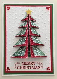 This 3d christmas tree using the free template is super easy to make and doesn't take much time. Cby Handmade Christmas Greeting Card With Paper Folded 3 D Christmas Tree Christmas Tree Cards 3d Christmas Tree Card Christmas Greeting Cards Handmade