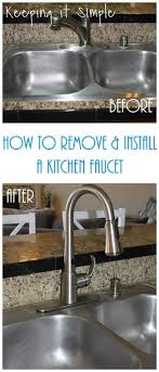 Seriously, people noticed and commented on both the looks and function of my kitchen faucet! How To Remove And Install A Kitchen Moen Faucet Keeping It Simple Moen Kitchen Faucet Kitchen Faucet Moen Faucets