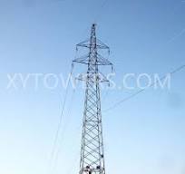 China 110kV Single Circuit Angle Steel Lattice Tower ...