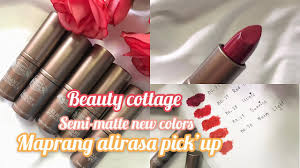 Shop by beauty bay palettes at beauty bay with free delivery available. Beauty Cottage Lipstick Semi Matte New Color Youtube