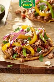 Terrific Turkey Tostados Jennie O Recipes Recipe Recipes Food Ground Turkey