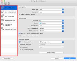To scan from ij scan utility using a scanner or printer connected to a network, specify your scanner or printer with ij network scanner selector ex, then follow the steps below to change the connection status between it and the computer. Canon Pixma Manuals Ts5000 Series Setting Up Operation Panel With Ij Scan Utility Mac Os