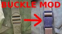 Buckle Mod - Install quick-release buckles in under a minute.