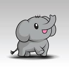 Baby elephant images stock photos vectors shutterstock. Kawaii Cute Elephant Drawing Novocom Top