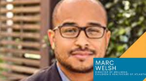Marc Welsh is Director of Wellness at @childrensatl where he leads a team  of dietitians, exercise physiologists, mental health, & public health  professionals in creating & implementing evidence-based programs related to  poor
