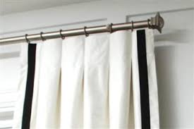 Black And Ivory Curtains Pair Pleated Linen Curtains Off White Ivory Linen Etsy Custom Drapes Drapery Designs Curtains