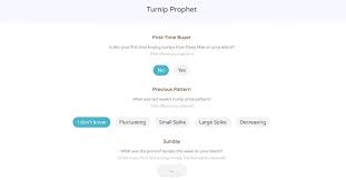 There is a website that players have made which stores turnip information. Animal Crossing Turnip Price Calculator Prediction Apps And Tricks