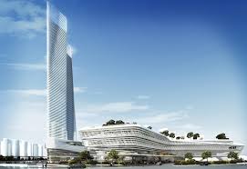 The Project Is Part Of The New Central Recreation Centre In Huizhou Located At The Heart O Skyscraper Architecture Facade Architecture Futuristic Architecture