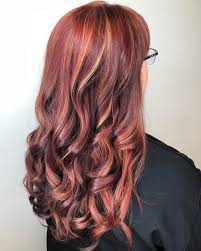 Red violet hair color with blonde face framing highlights. 17 Greatest Red Violet Hair Color Ideas Trending In 2020