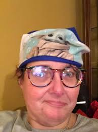 Subaru Canadian badges with wizarding hat and Baby Yoda